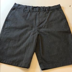 Hurley flat front charcoal gray short W31